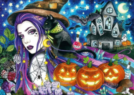 Ravensburger puzzel Halloween - Legpuzzel - 1000 stukjes