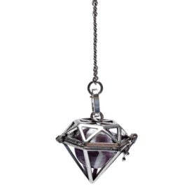Pendel met Chakra Stenen - Pendelen - Chakra - Stenen - Edelstenen - Healing - Spiritueel - Edel steen - 7 Stenen - Zeshoekig