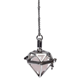 Pendel met Chakra Stenen - Pendelen - Chakra - Stenen - Edelstenen - Healing - Spiritueel - Edel steen - 7 Stenen - Zeshoekig