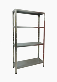 Practo - Opbergrek Gegalvaniseerd staal - 150x75x30 cm - Max 280kg - Stevig