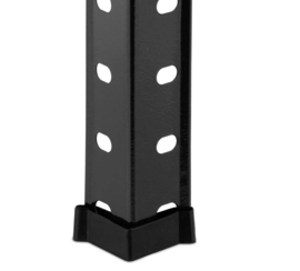 Practo - Metalen - Opbergrek - 150x75x30 - 4 Legborden - zwart