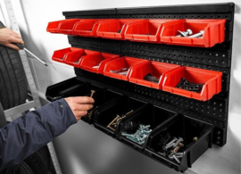Gereedschappenwand - Stapelbare Opbergboxen 30 Stuks - 360x380mm