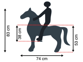 MY PONY van ROLLZONE ® , ride on Unicorn, 3 - 6 jaar