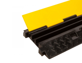 Kabelgoot rubber 2 kanalen met klep 100 x 24.5 x 4.5 CM