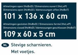 Practo Home - Droogrek - T-model - Justine - 25m Drooglengte