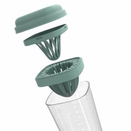 Rotho - shaker met pers - 1 l - loft mistletoe groen