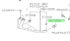 Forester Koplamptrim clip