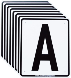 Bakbordjes A,F,B,M,C,H,E,K
