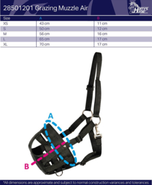 Graasmasker Grazing muzzle Air