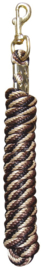 Halstertouw Musketon Goud 3m