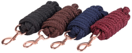 Halstertouw Soft Musketon Rosegold 1.8m