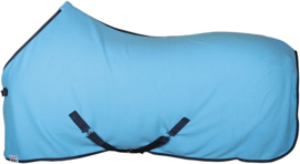 Fleecedeken Colours zwart maat 155 cm