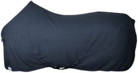 Fleecedeken Colours zwart maat 155 cm