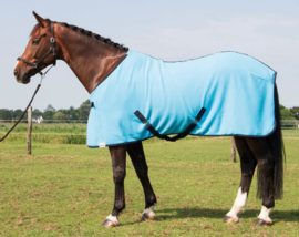 Fleecedeken Colours zwart maat 155 cm