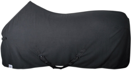 Fleecedeken Colours zwart maat 155 cm