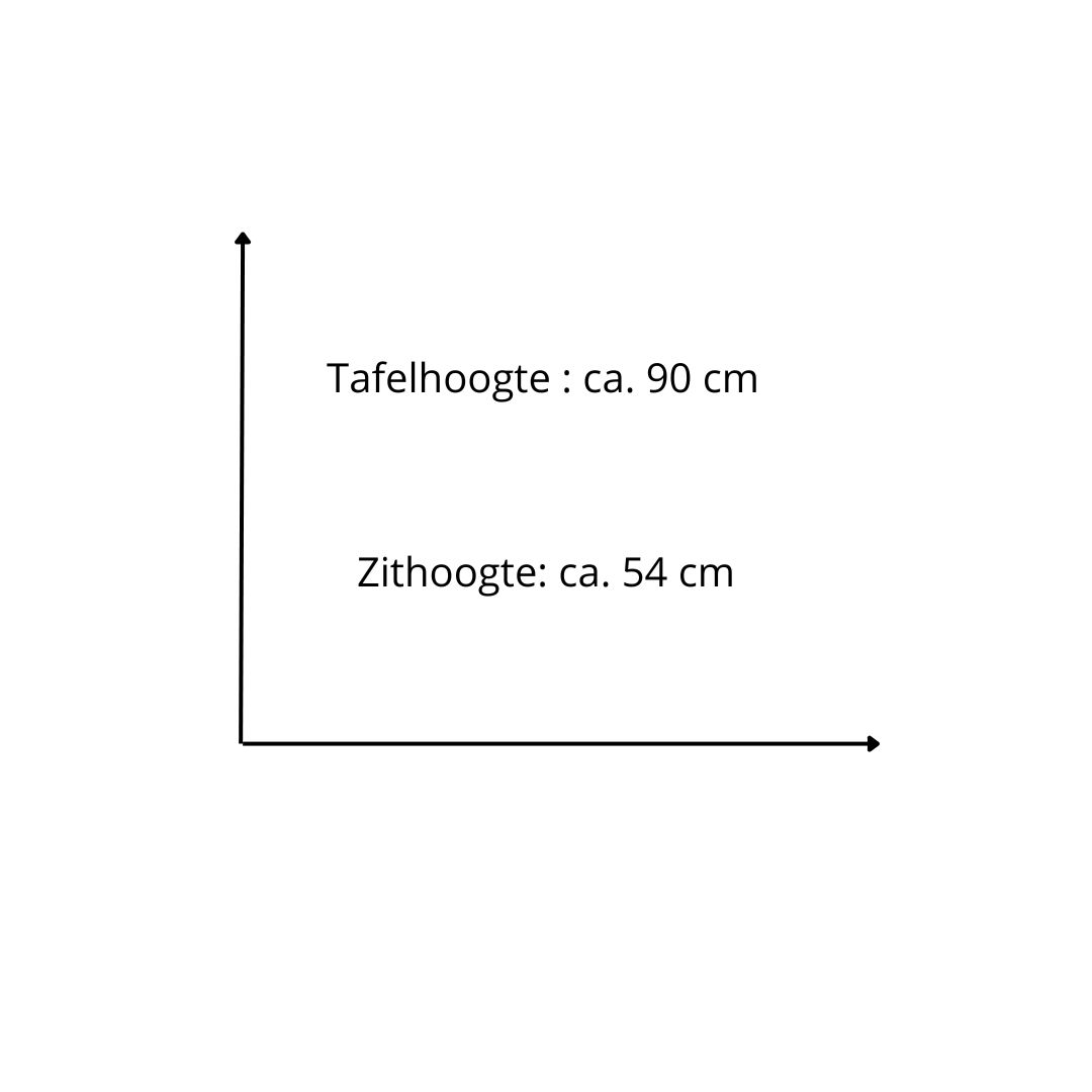 Picknicktafel - Douglas met schors