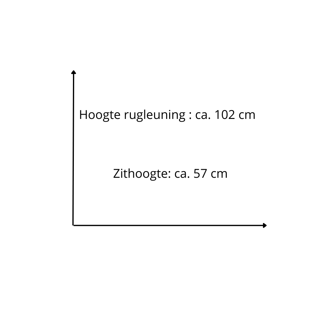 Zitbank - Douglas met schors