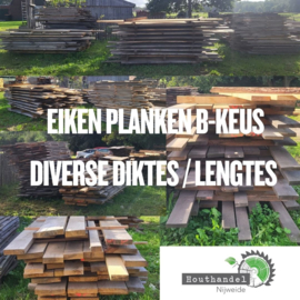 Eiken planken B-keus