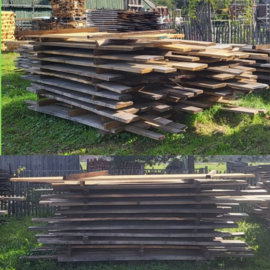 Eiken planken B-keus