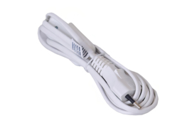 WHITE CERAMIC FITTING + CABLE