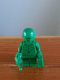 Lego minifigures green army man