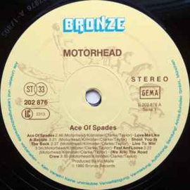 MOTORHEAD - ACE OF SPADES USED LP