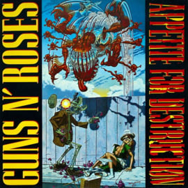 GUNS 'N ROSES - APPETITE FOR DESTRUCTION USED LP