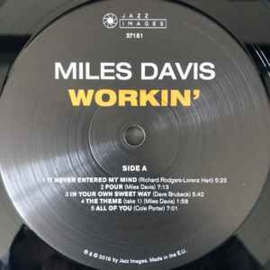 MILES DAVIS - WORKIN' WITH