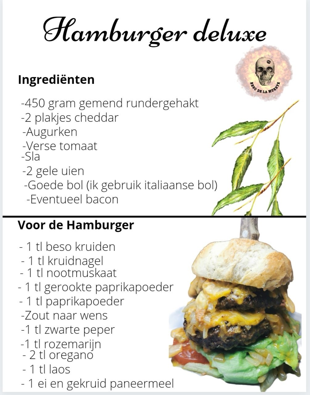 Kleren kapok Ontaarden Hamburger deluxe