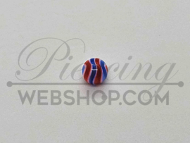 Swirl Rood/Blauw