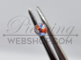 Swirl Rood/L. Blauw