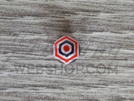 Spinnenweb Zwart/Rood