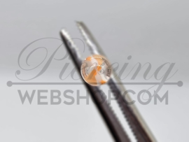 Swirl Wit/Oranje