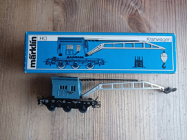 Marklin 4611 Kraanwagon incl. platte bakwagen.