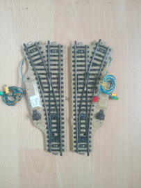 Marklin 5203 wissel links met grote lantaarn