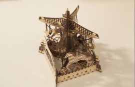 3D Wenskaart met klassikaal carousel incl.berichtpannel