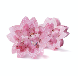 3D Sakura kersenbloesem met Vlinders en Bloemen Valentijn Moederdag Beterschap (vanaf 10 stuks)