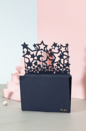 3D cadeaukaartje met envelop | Jij bent mijn ster - Zwart