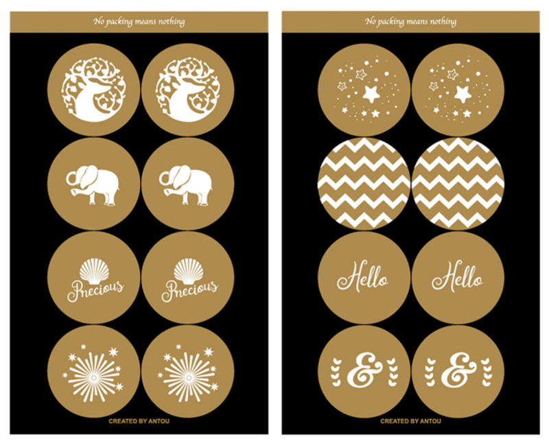 Sluitzegel Set Felicitatie - 32 stuks - stickers - sluitstickers - cadeaustickers - feestelijke sluitzegels - inpakken