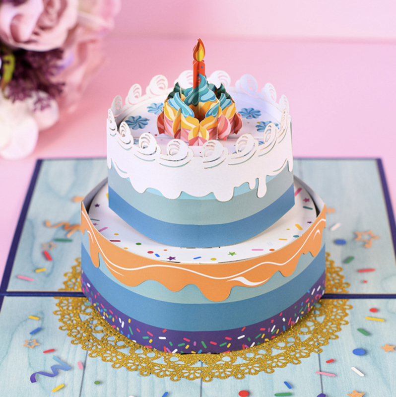 Onderstrepen microscopisch dubbellaag 3D Pop up XL Verjaardagskaart met grote taart - Happy Birthday! |  Verjaardagskaarten | Wenskaarten24
