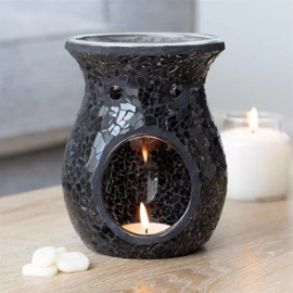 Glazen brander - Black