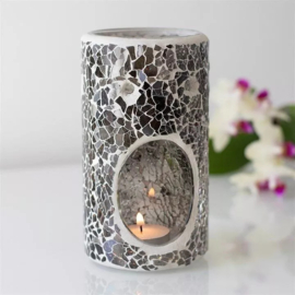 Glazen brander - Gunmetal Pillar