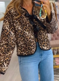 Jasje quilted leopard