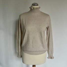 Trui turtleneck beige