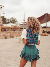 Gilet mirror blue-green