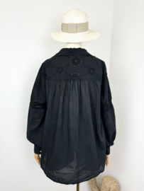 Blouse Boho zwart