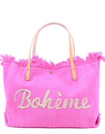 Strandtas fuchsia