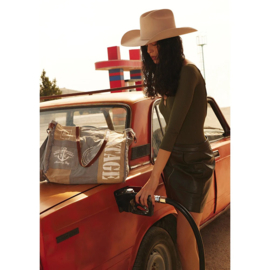 Shopper/ weekender VINTAGE grijs