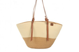 Strandtas/ shopper naturel