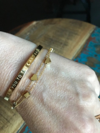 Armband i love you to the moon and back 4mm goud